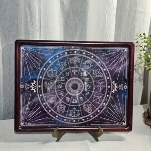 13"x 10" Multicolored zodiac sign wall art Zodiac Astrology Wall Art 1428